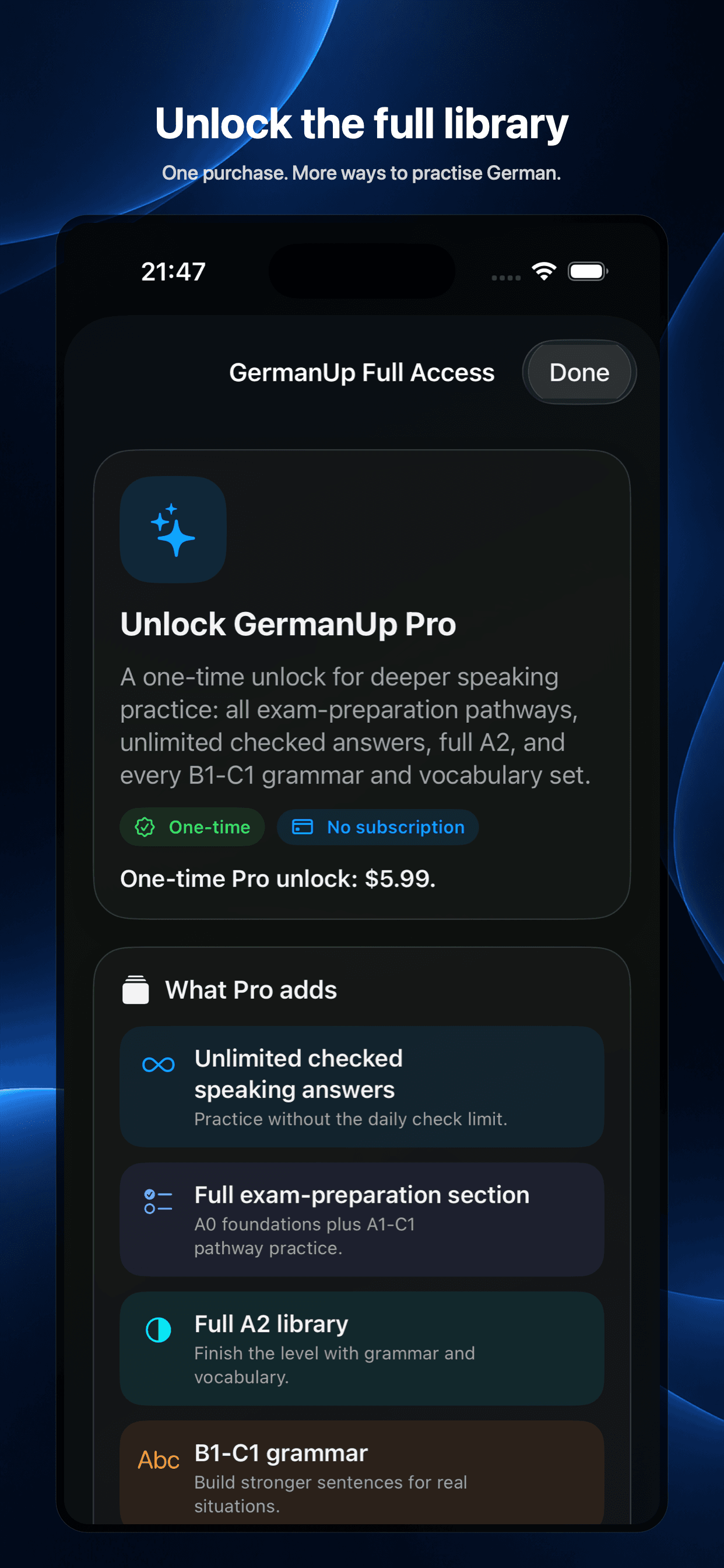 GermanUp iPhone screenshot 10
