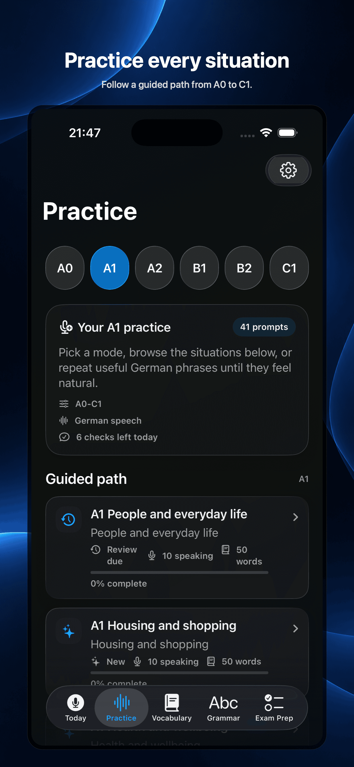 GermanUp iPhone screenshot 3