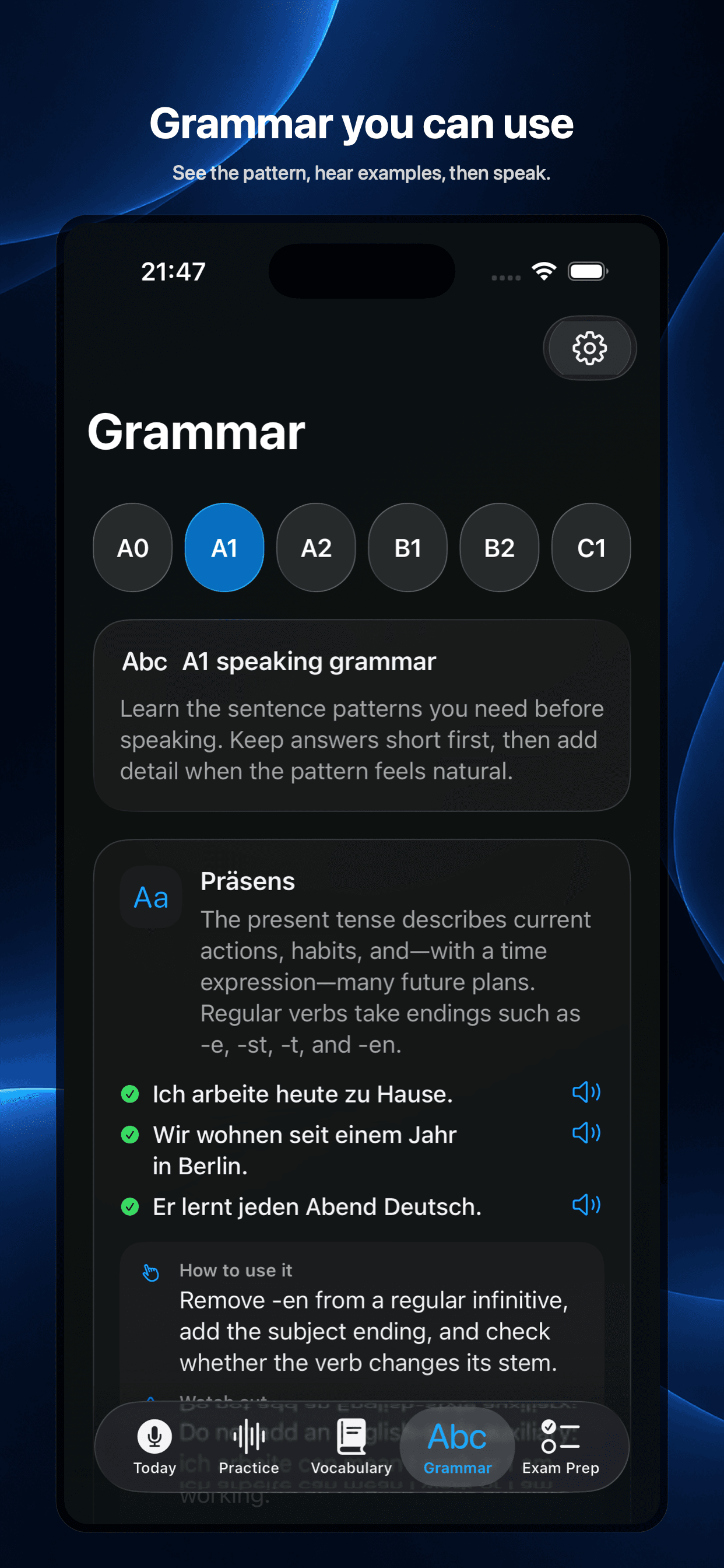 GermanUp iPhone screenshot 7