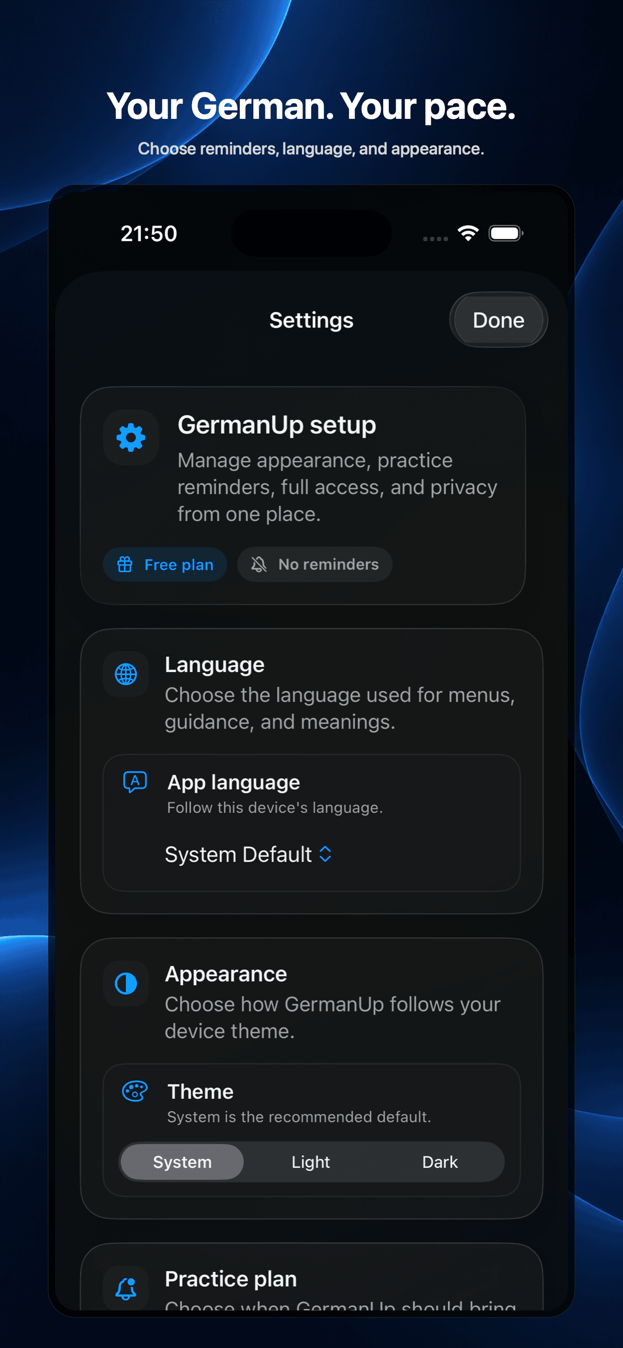 GermanUp iPhone screenshot 9